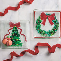 Christmas Glass Fused Plate