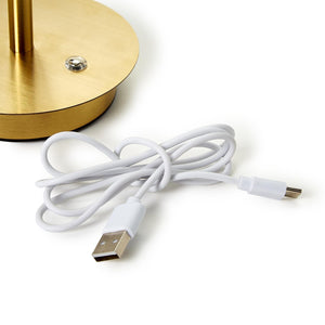 LED Cordless Lamp with Acrylic Shade