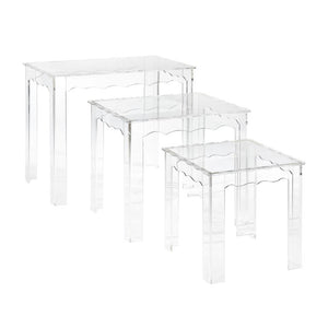 Jacobs Lucite Nesting Tables