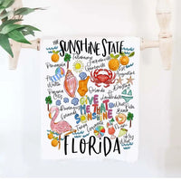 State of Florida Tea Towels