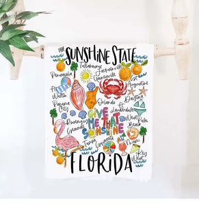 State of Florida Tea Towels