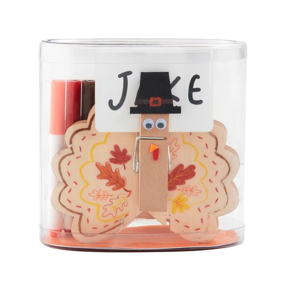 Turkey Color Me Place Card Set