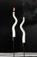 Ghost Taper Candle Set

