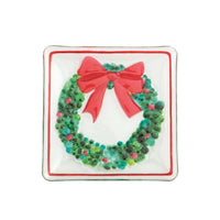 Christmas Glass Fused Plate
