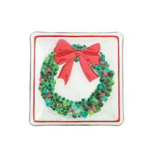 Christmas Glass Fused Plate