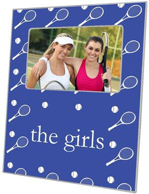 Blue Tennis Picture Frame