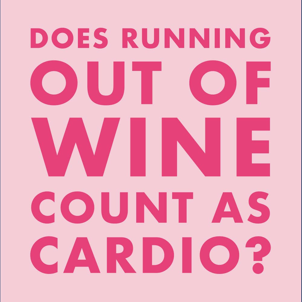 Count as Cardio Cocktail Napkins