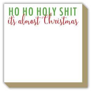 Ho Ho Holy Shit It's Almost Christmas Mini Luxe Notepad
