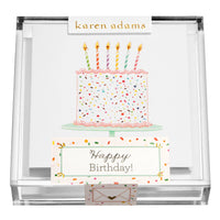 Happy Birthday Cake Gift Enclosures
