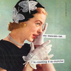 Anne Taintor Mascara Cocktail Napkins