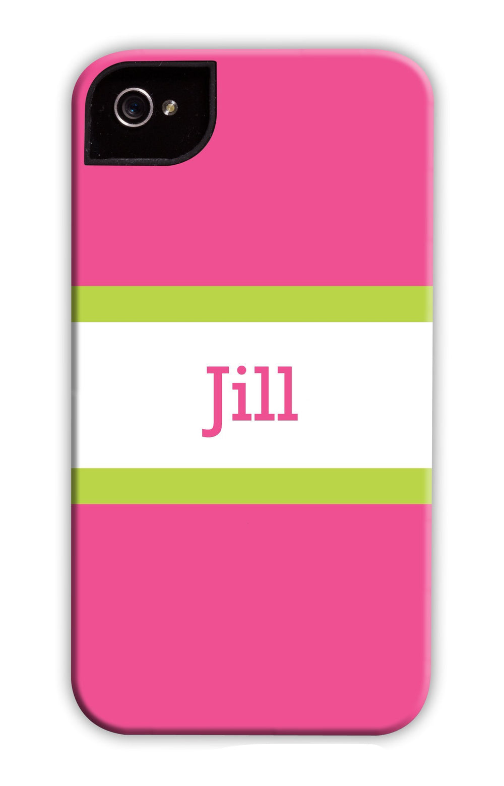 Awning Stripe Raspberry & Green Phone Case