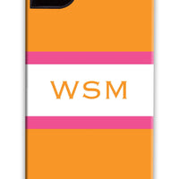 Awning Stripe Orange & Raspberry Phone Case