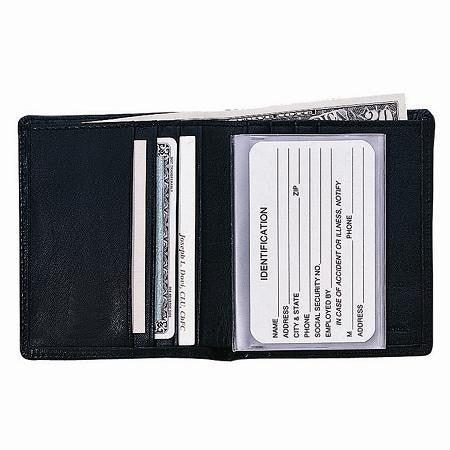 Monogrammed Leahter Men's Two-Fold Wallet