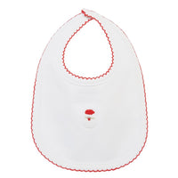 French Knot Santa Bib