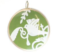 Monogrammed Dana Gibson Hand Painted Ornament
