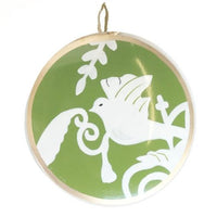 Monogrammed Dana Gibson Hand Painted Ornament