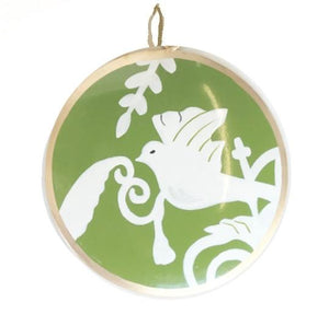 Monogrammed Dana Gibson Hand Painted Ornament