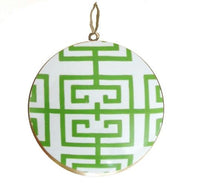 Monogrammed Dana Gibson Hand Painted Ornament
