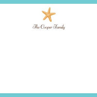 Starfish Flat Notecard