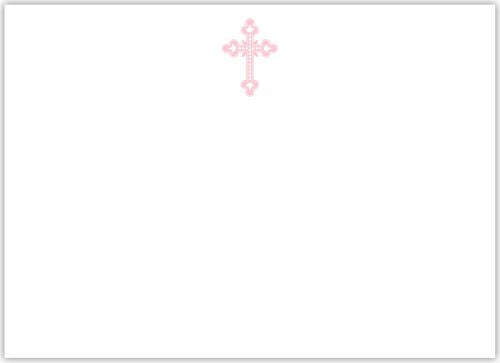 Cross Ornate Flat Notecard