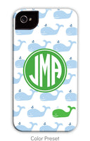 Whale Freshwater Blue Repeat Phone Case
