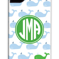 Whale Freshwater Blue Repeat Phone Case