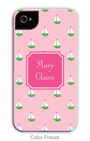 Sailboat Pink Repeat Phone Case
