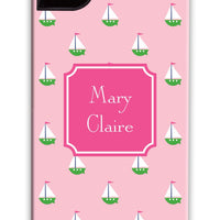 Sailboat Pink Repeat Phone Case