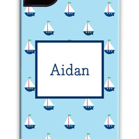 Sailboat Blue Repeat Phone Case