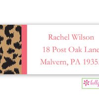 Leopard Modern Address Labels