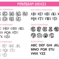 Monogrammed Leopard Melamine Platter