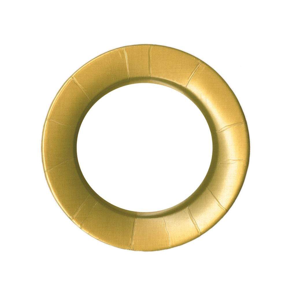 Linen Gold Dessert Plates