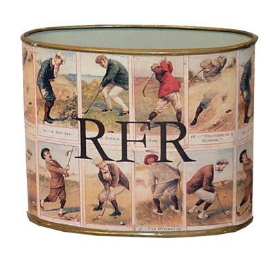 Antique Golfer Letter Box