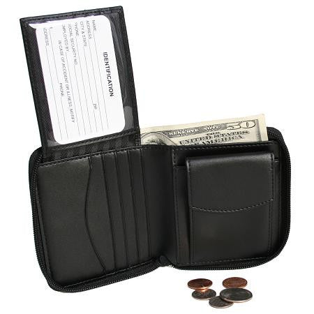 Monogrammed Zip Around Wallet