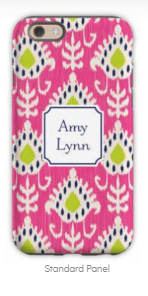 Mia Ikat Raspberry Phone Case