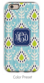 Mia Ikat Teal Phone Case