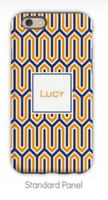 Blaine Navy & Tangerine Phone Case
