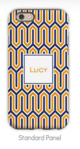 Blaine Navy & Tangerine Phone Case