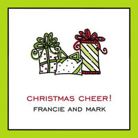 Classic Edge Lime & Black Gift Enclosure Card or Gift Sticker