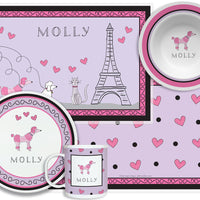 Poodles in Paris Kid's Tabletop Set