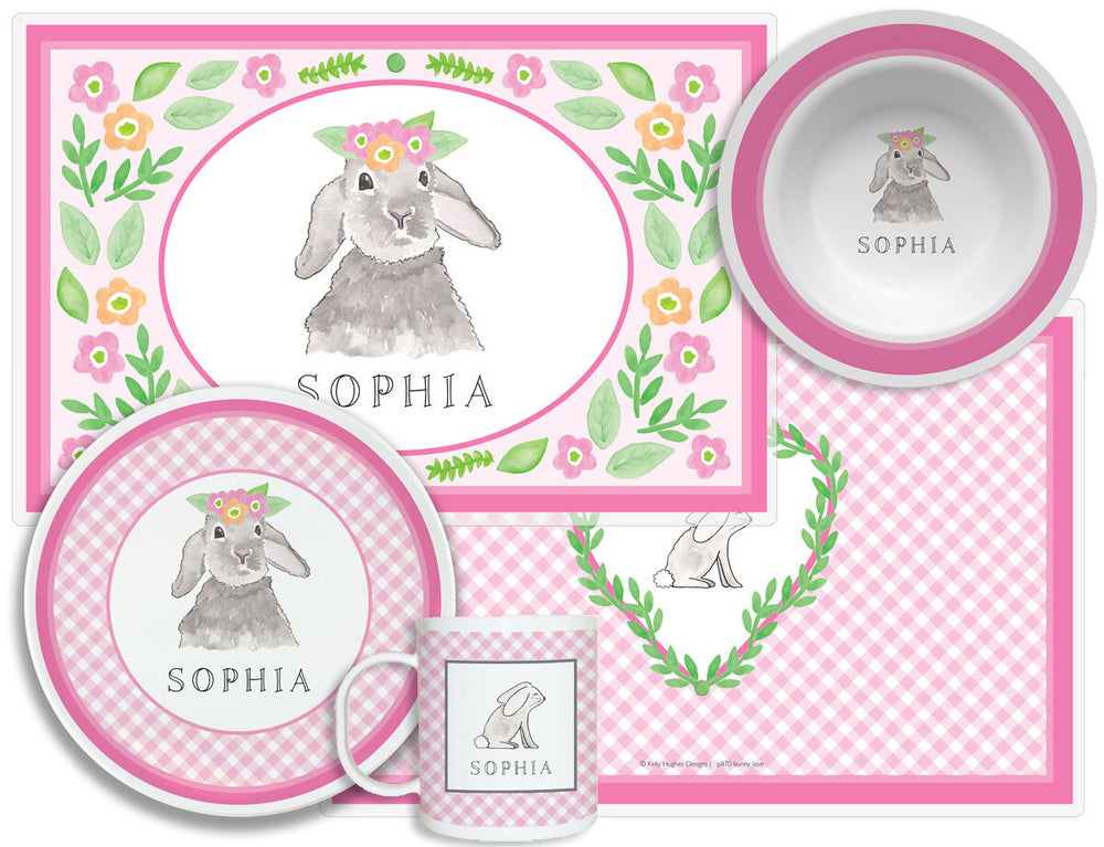 Bunny Love Kid's Tabletop Set