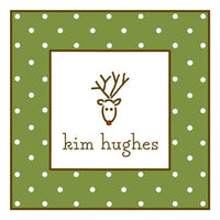 Sweet Dots Green Gift Enclosure Card or Gift Sticker