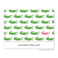 Alligator Repeat Folded Notes (2 Colors)
