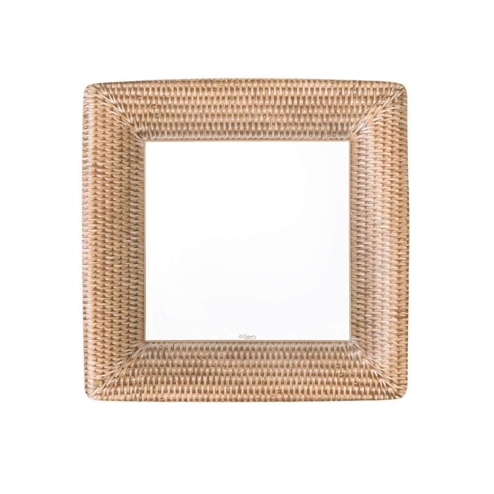 Rattan Dessert Plates