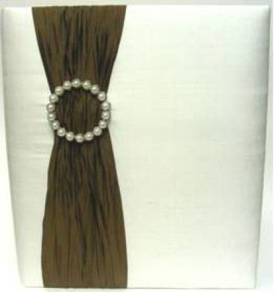 White & Brown Silk Album