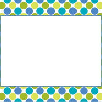 Big Dots Cool Flat Notecard