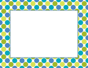 Big Dots Cool Flat Notecard