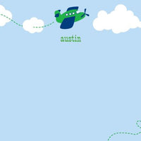 Airplane Flat Notecard