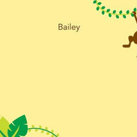 Monkey Flat Notecard