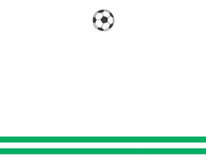Soccer Flat Notecard